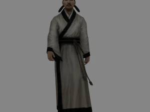 ancient scholar 3D Model