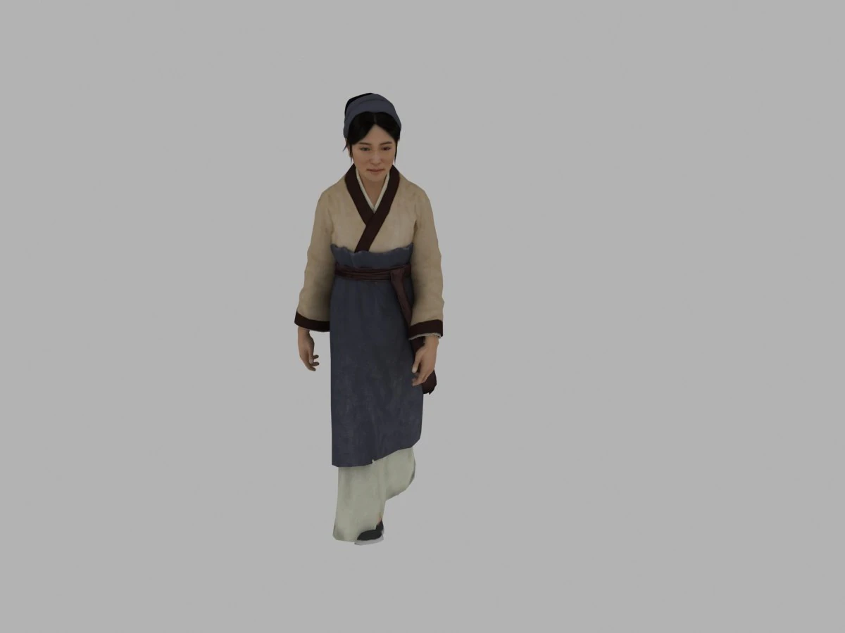 women 3D Model .c4d .max .obj .3ds .fbx .stl .blend 
