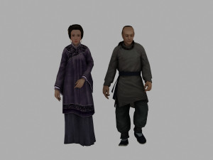 husband and wife 3D Model
