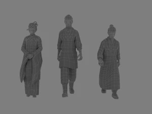 ancient people 3D Model