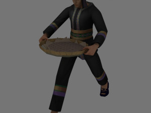 hmong men Modèle 3D