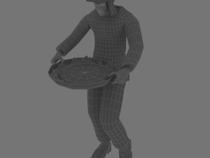 hmong men Model 3D