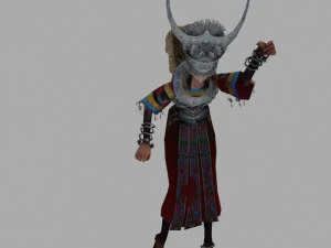 hmong women 3D Model