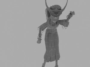 hmong women 3D Model