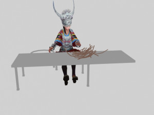 hmong women 3Dモデル