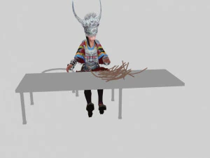 hmong women 3D Model
