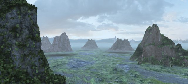 mountain 3D Modell .c4d .max .obj .3ds .fbx .stl .blend