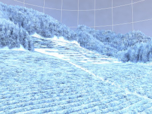 tea garden Model 3D
