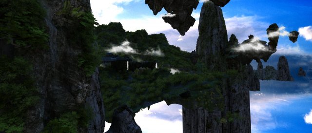 mountain scene 3D Model .c4d .max .obj .3ds .fbx .stl .blend 