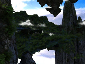 mountain scene 3D Model