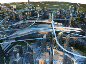 future city 3D Model