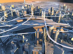 future city 3D Model