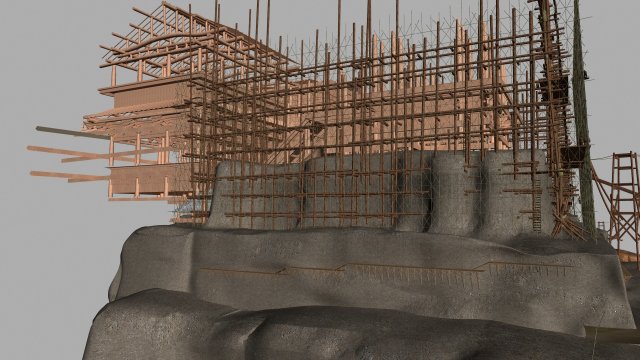 build a palace 3D Model .c4d .max .obj .3ds .fbx .stl .blend 