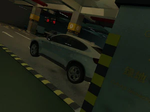 подземный гараж 3D Модель