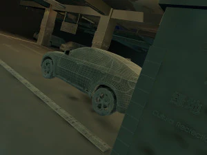 подземный гараж 3D Модель