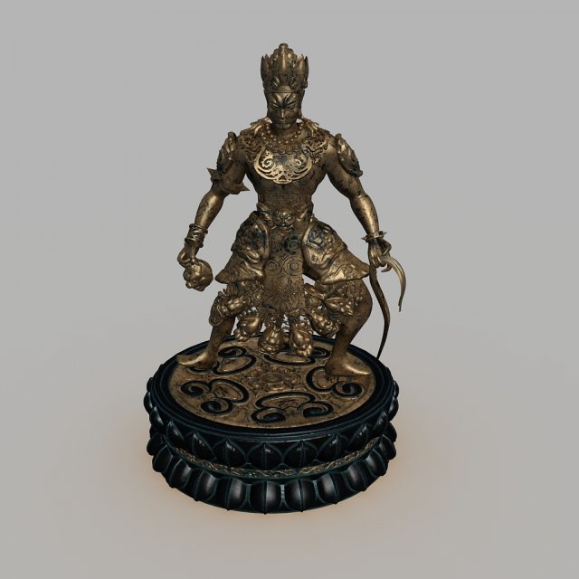 jin gang 3Dモデル .c4d .max .obj .3ds .fbx .stl .blend 