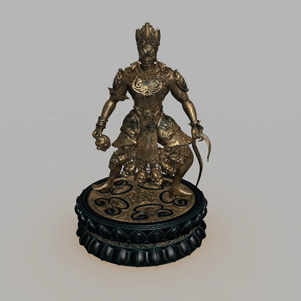 jin gang 3D Model .c4d .max .obj .3ds .fbx .stl .blend 