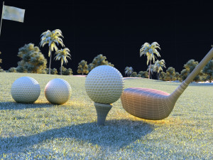 golf 3D Модель