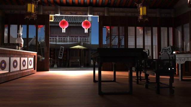 ancient architecture 3Dモデル .c4d .max .obj .3ds .fbx .stl .blend 