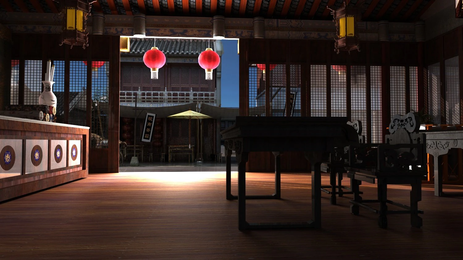 ancient architecture 3D Model .c4d .max .obj .3ds .fbx .stl .blend