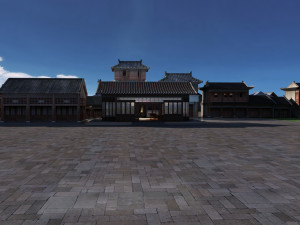 ancient architecture 3Dモデル