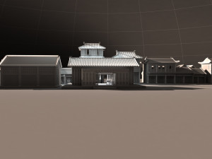 ancient architecture 3Dモデル
