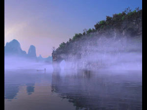 桂林の風景 3Dモデル