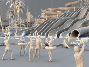 ocean park 3D Model