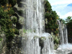 waterfall 3D Model