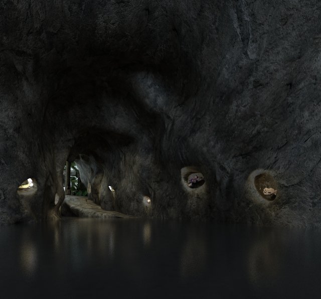 dinosaur land Model 3D .c4d .max .obj .3ds .fbx .stl .blend 