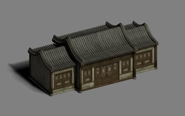 ancient architecture 3D Model .c4d .max .obj .3ds .fbx .stl .blend 