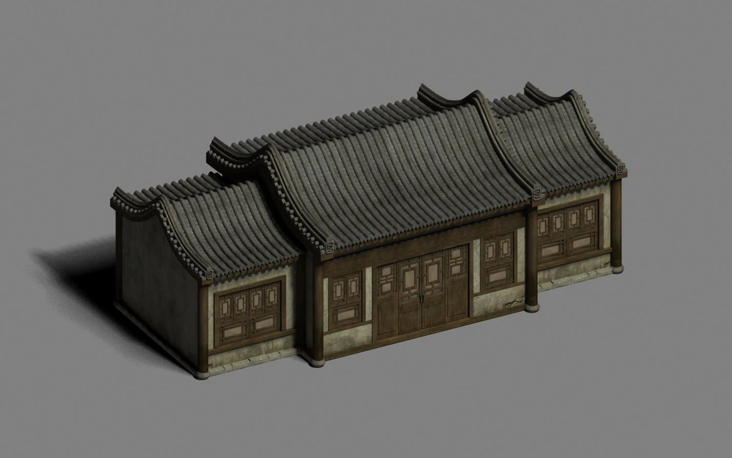 ancient architecture 3D Model .c4d .max .obj .3ds .fbx .stl .blend