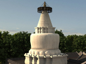 miaoying temple tower 3D Model