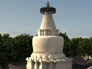 miaoying temple tower 3D Model