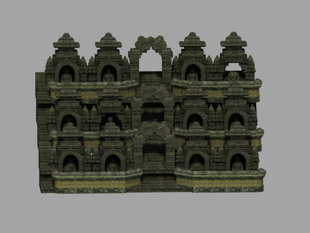 그룹 부처님 3D 모델 .c4d .max .obj .3ds .fbx .stl .blend 