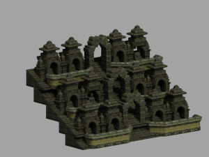 group buddha 3D Model