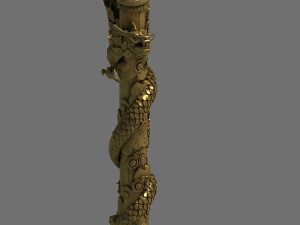panlong column Model 3D