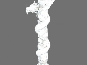 panlong column Model 3D