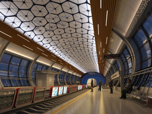 high speed railway 3Dモデル