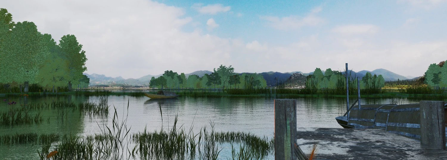 riverside 3D Model .c4d .max .obj .3ds .fbx .stl .blend 