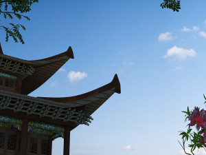 ancient city tower 3Dモデル