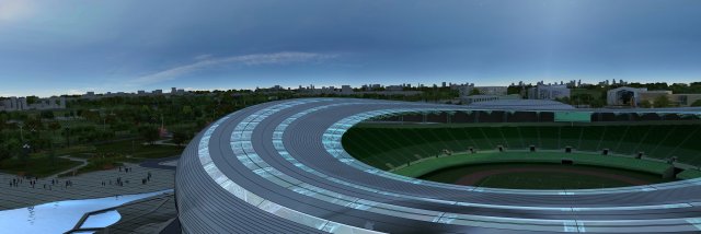 stadium 3D 模型 .c4d .max .obj .3ds .fbx .stl .blend