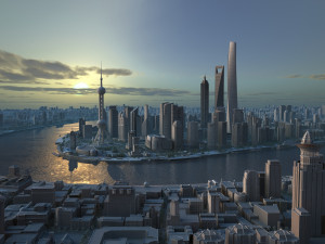 Shanghai Modello 3D