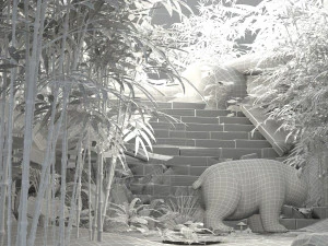 bamboo forest 3D Model
