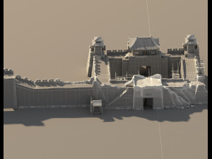 city gate 3D Model