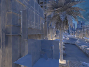 commercial street 3D Model