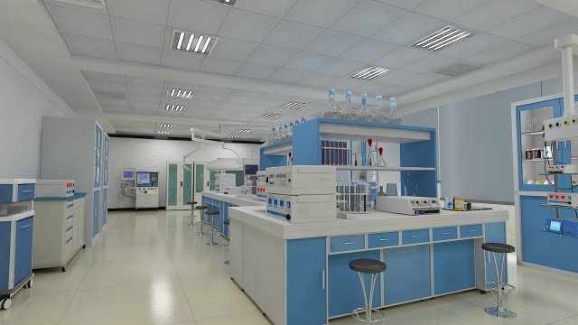 laboratory 3D Model .c4d .max .obj .3ds .fbx .stl .blend 