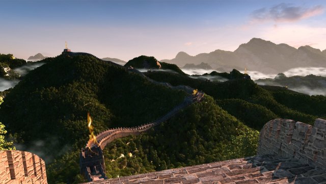 great wall 3D Model .c4d .max .obj .3ds .fbx .stl .blend 