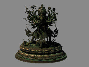 king kong deity 3D Model