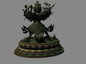 king kong deity Modello 3D